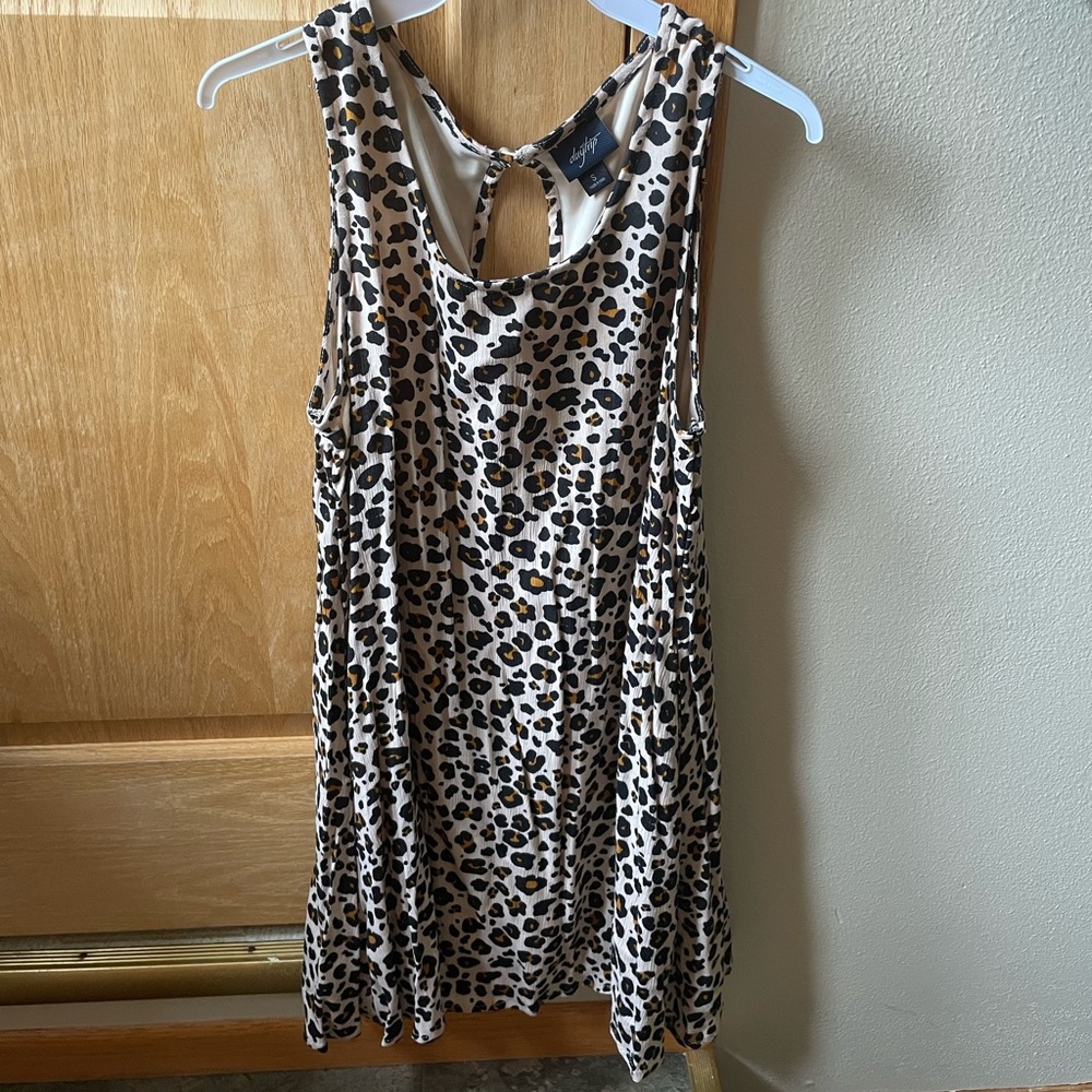 Leopard print dress